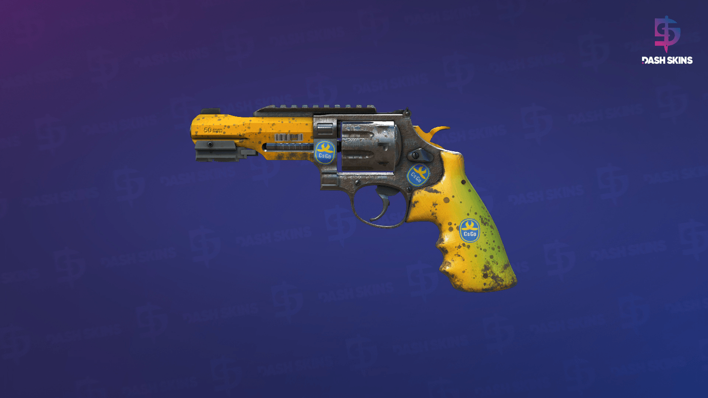R8 Revolver | Banana Cannon (Minimal Wear) Screenshot Playside