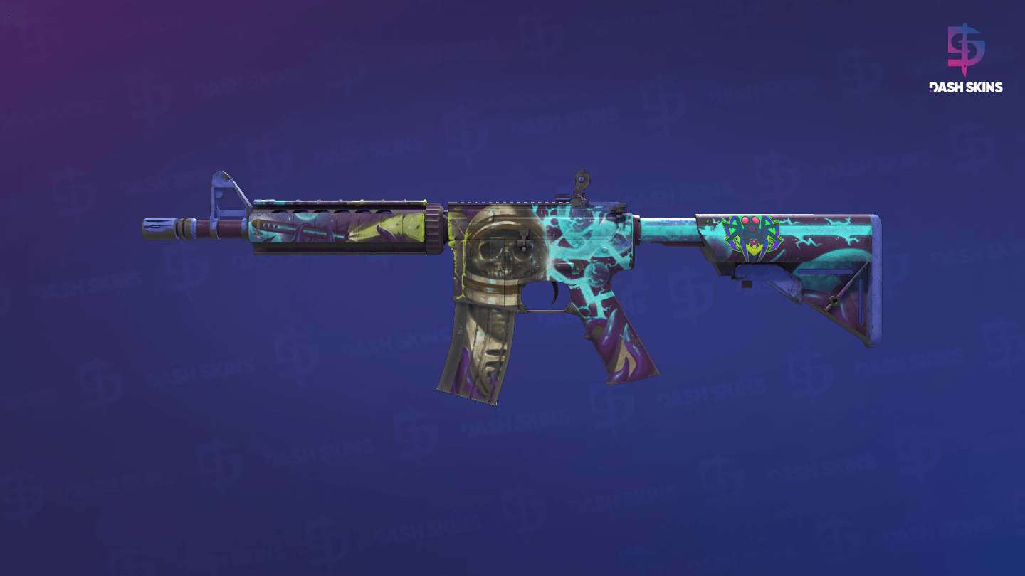 M4A4 | Desolate Space (Battle-Scarred) Screenshot Playside