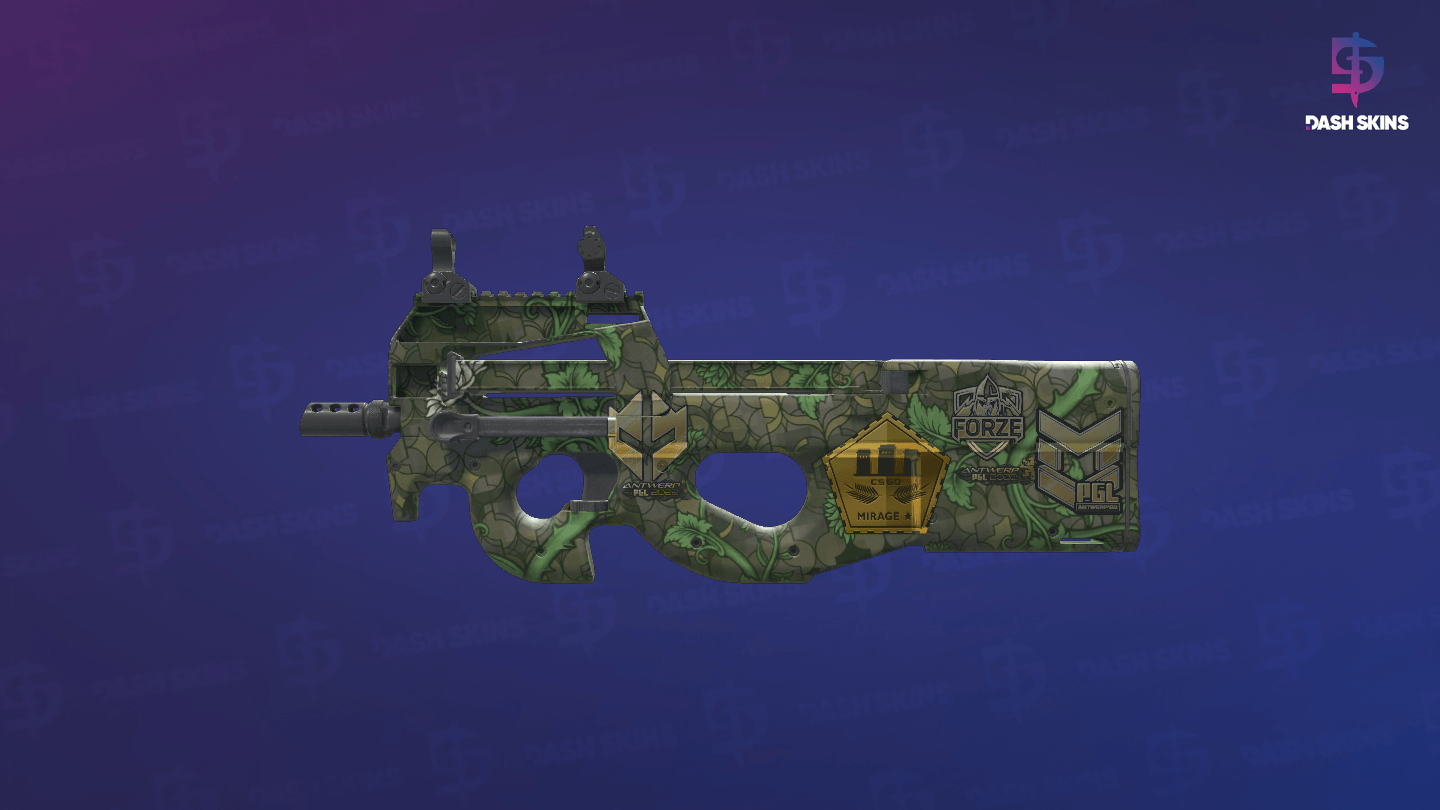 Souvenir P90 | Verdant Growth (Factory New) Screenshot Playside
