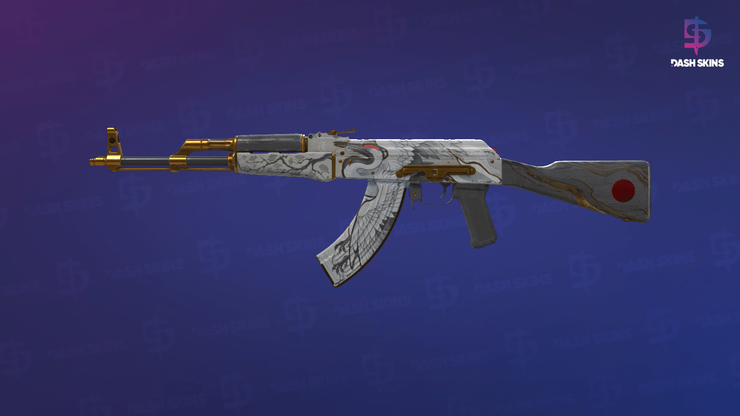 AK-47 | Crane Flight (Well-Worn) Screenshot Playside