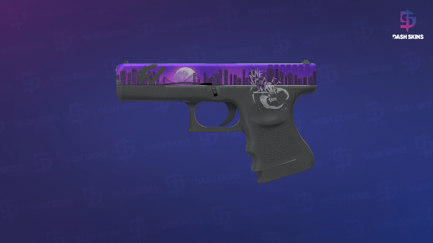 Glock-18 | Moonrise (Minimal Wear) Screenshot Playside