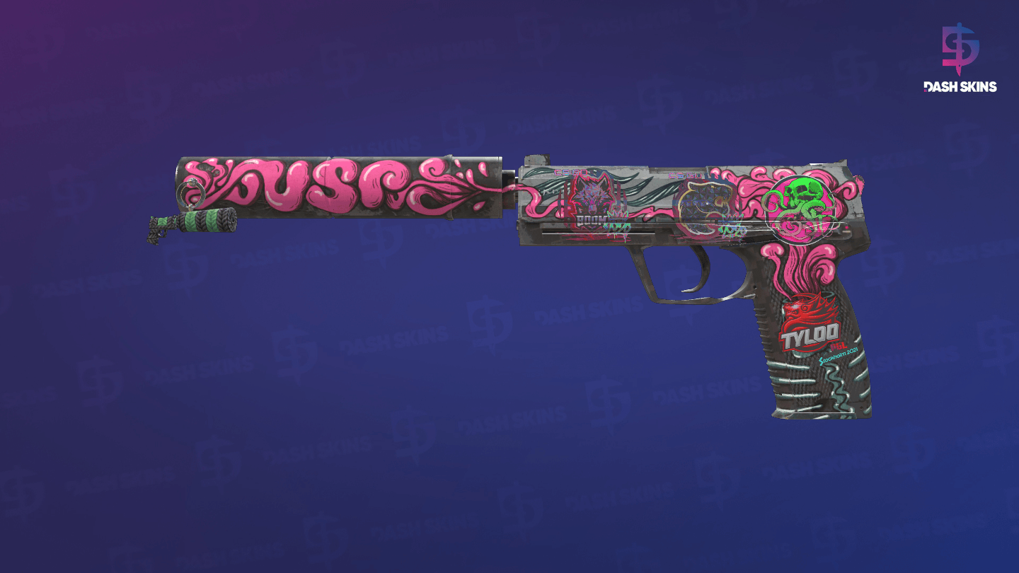 USP-S | Cortex (Well-Worn) Screenshot Playside