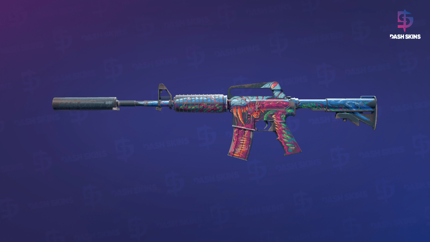 M4A1-S | Hyper Beast (Well-Worn) Screenshot Playside