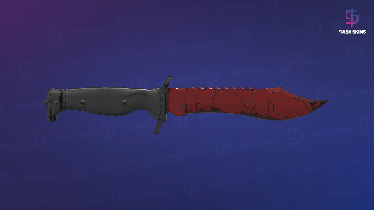 ★ Bowie Knife | Crimson Web (Field-Tested) Screenshot Playside
