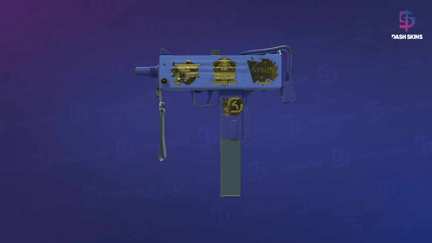 Souvenir MAC-10 | Indigo (Field-Tested) Screenshot Playside