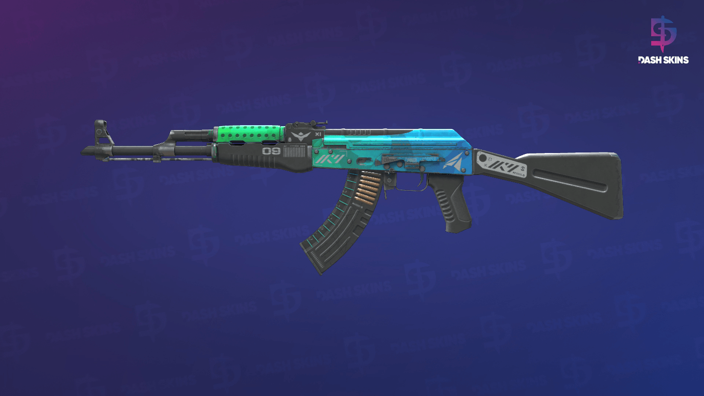 AK-47 | Ice Coaled (Field-Tested) Screenshot Playside