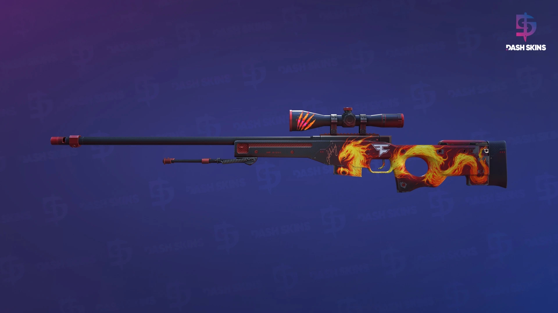 AWP | Wildfire (Field-Tested) Screenshot Playside