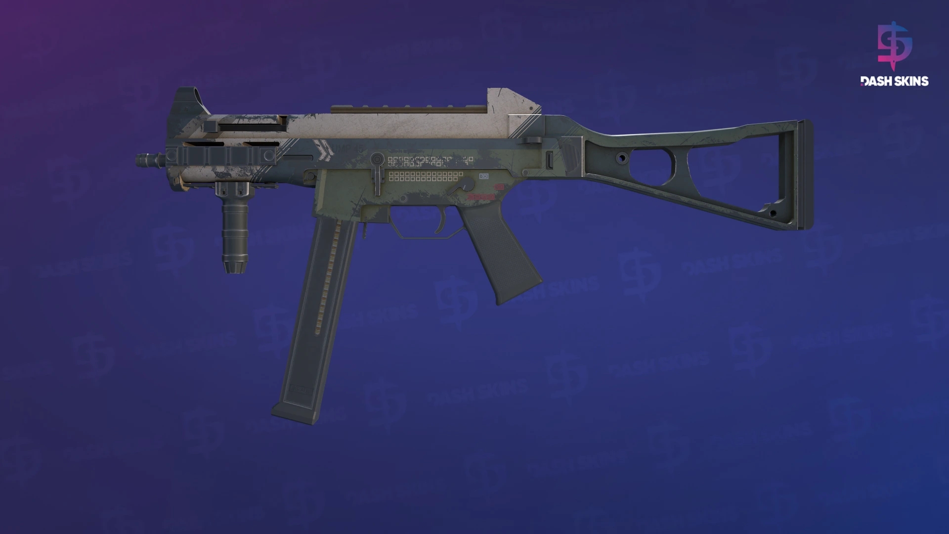 UMP-45 | Corporal (Well-Worn) Screenshot Playside