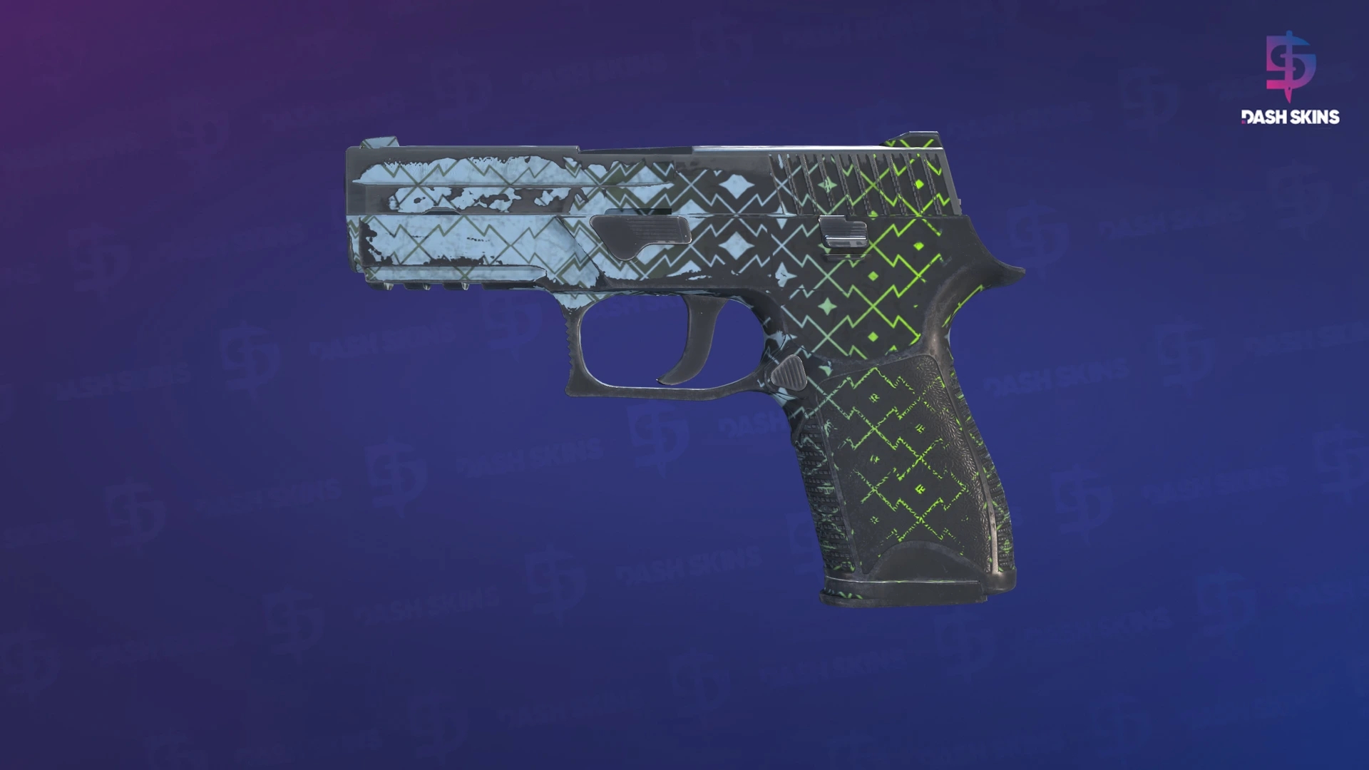 P250 | Mint Kimono (Well-Worn) Screenshot Playside