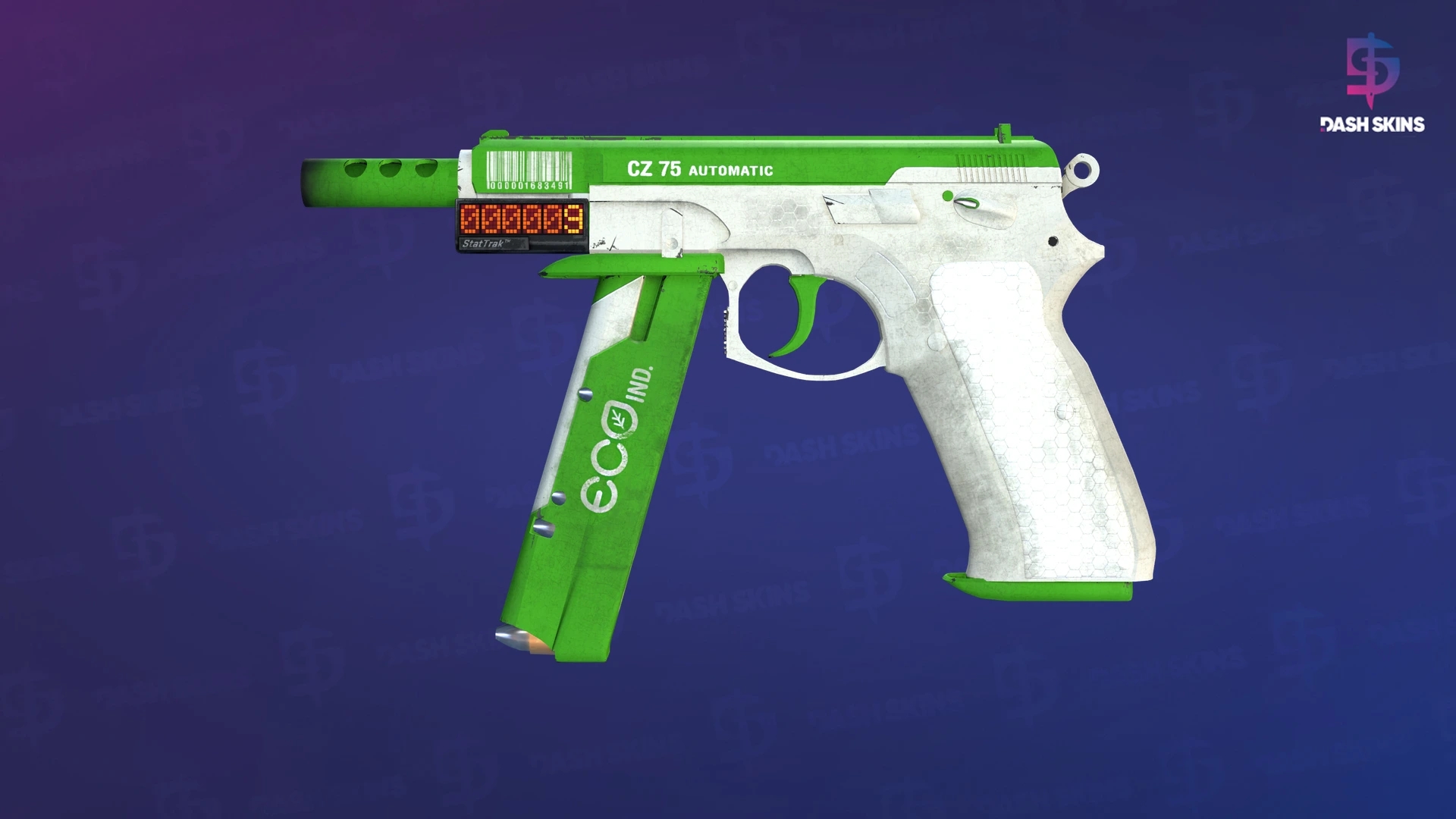 StatTrak™ CZ75-Auto | Eco (Field-Tested) Screenshot Playside
