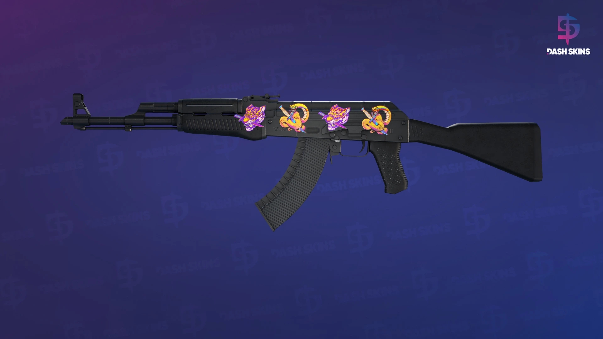 AK-47 | Slate (Well-Worn) Screenshot Playside
