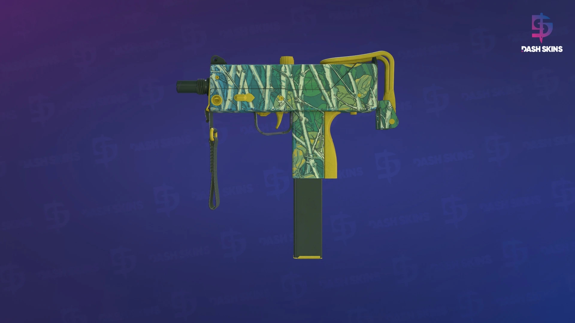 MAC-10 | Poplar Thicket (Minimal Wear) Screenshot Playside