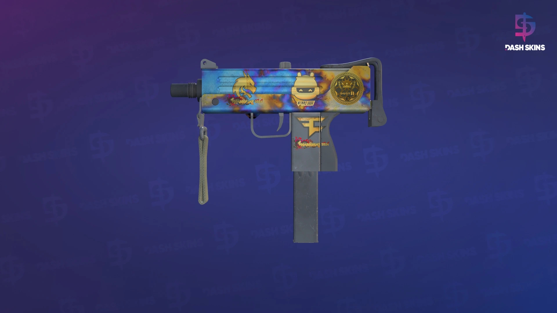 Souvenir MAC-10 | Case Hardened (Minimal Wear) Screenshot Playside