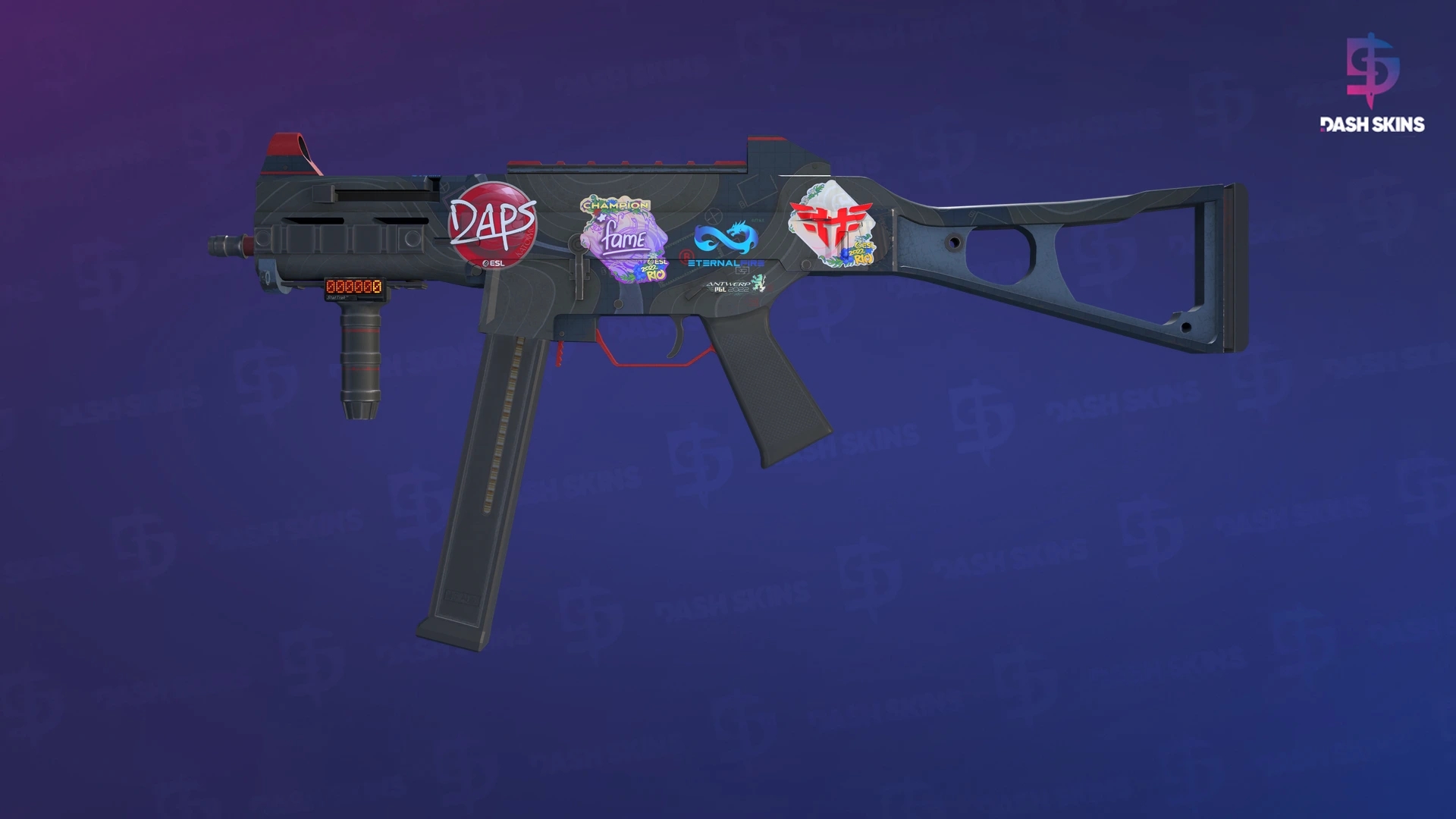 StatTrak™ UMP-45 | Briefing (Well-Worn) Screenshot Playside
