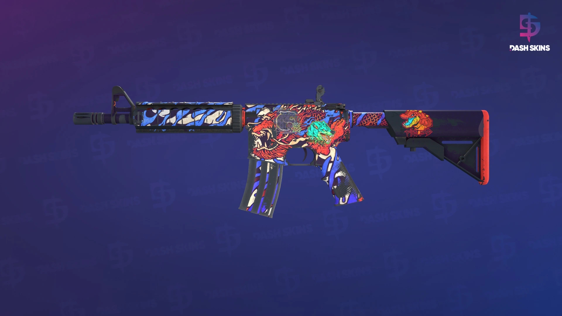 M4A4 | 龍王 (Dragon King) (Field-Tested) Screenshot Playside