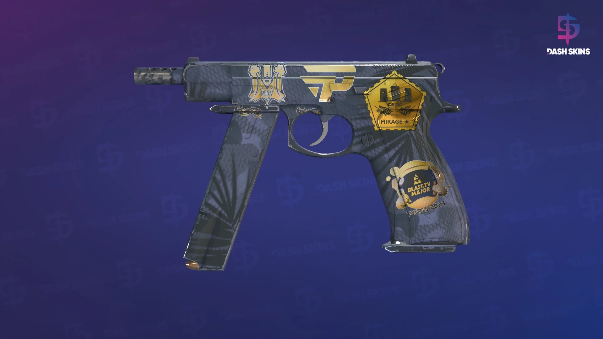 Souvenir CZ75-Auto | Midnight Palm (Minimal Wear) Screenshot Playside