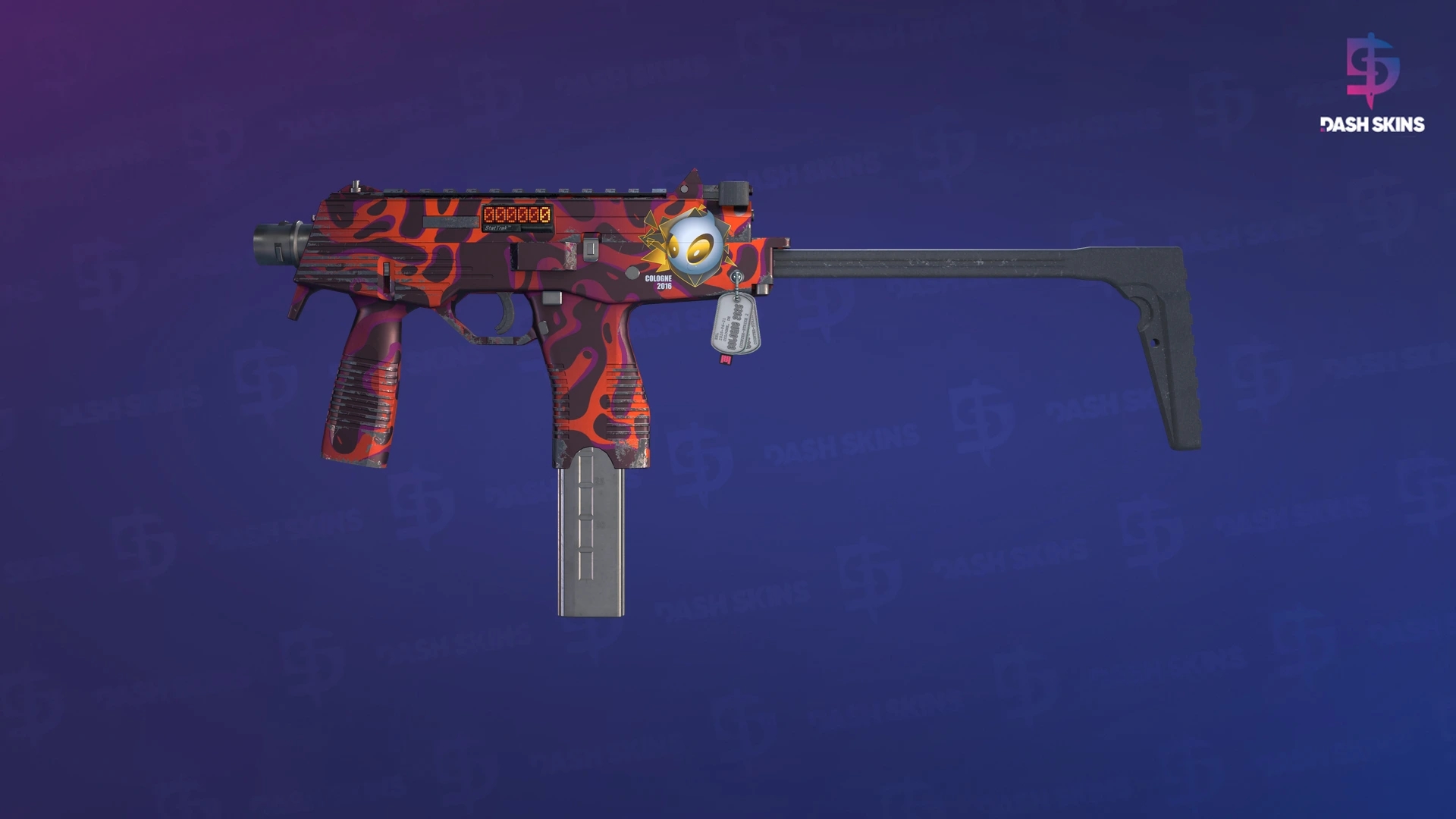 StatTrak™ MP9 | Ruby Poison Dart (Minimal Wear) Screenshot Playside