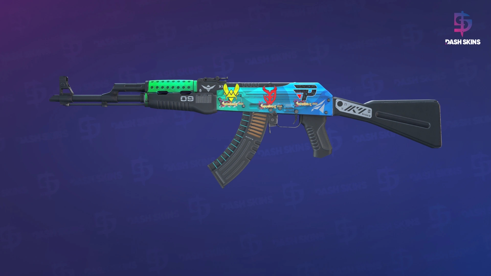 AK-47 | Ice Coaled (Field-Tested) Screenshot Playside