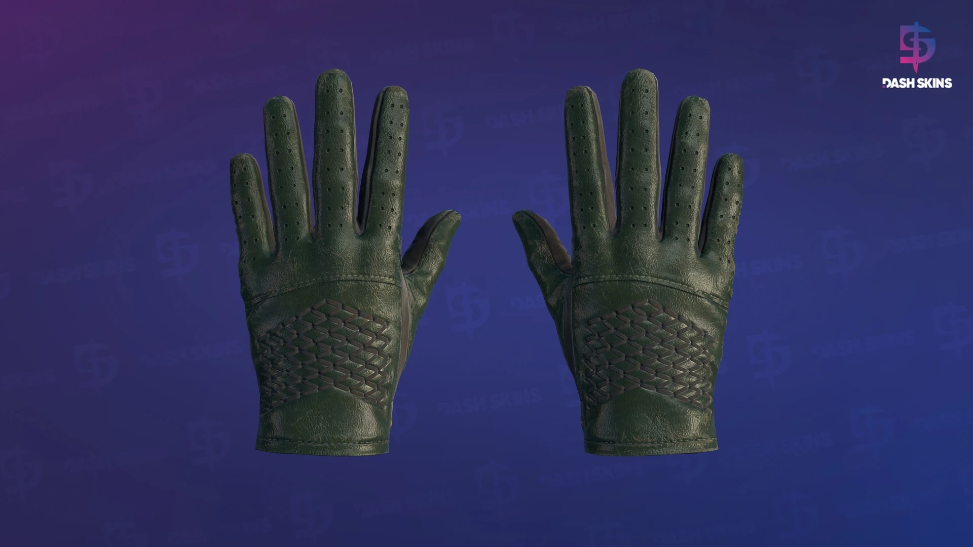 ★ Driver Gloves | Racing Green (Well-Worn) Screenshot Playside