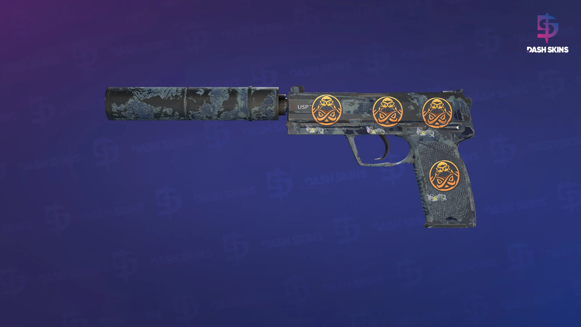 USP-S | Night Ops (Well-Worn) Screenshot Playside