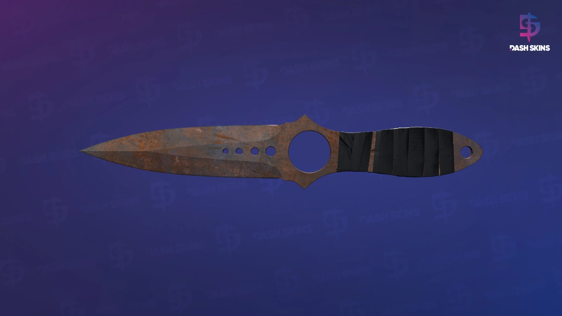 ★ Skeleton Knife | Rust Coat (Battle-Scarred) Screenshot Playside