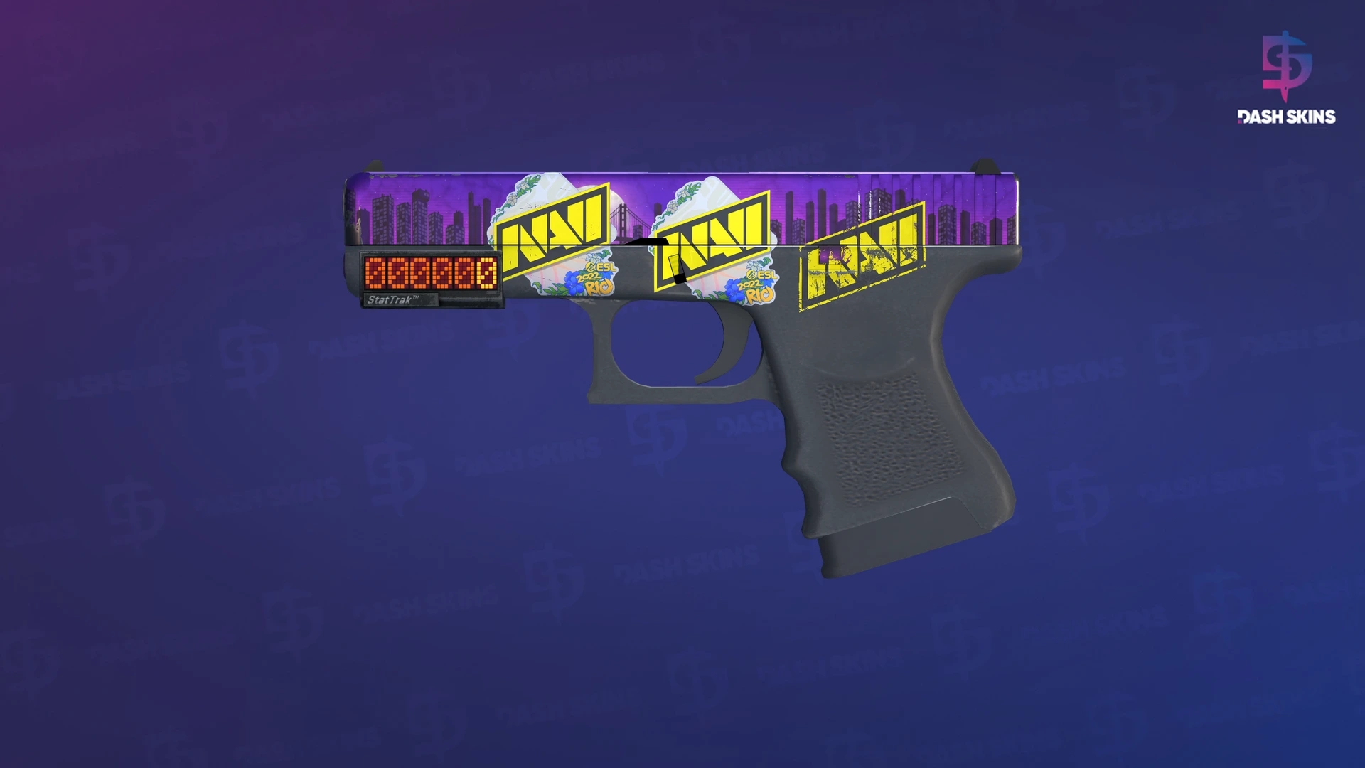 StatTrak™ Glock-18 | Moonrise (Field-Tested) Screenshot Playside