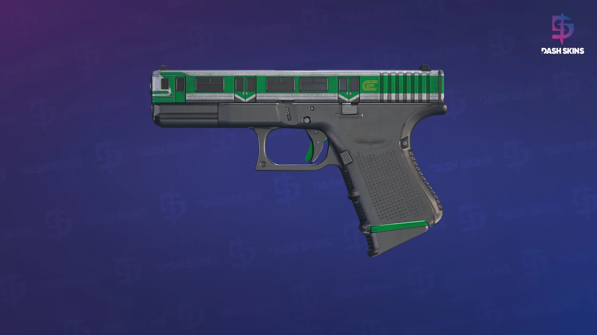 Glock-18 | Green Line (Minimal Wear) Screenshot Playside