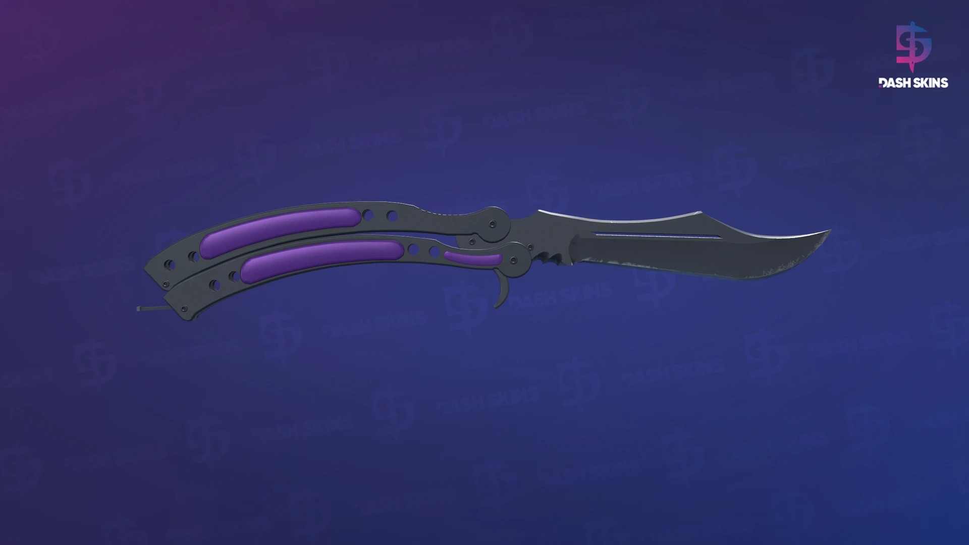 ★ StatTrak™ Butterfly Knife | Ultraviolet (Field-Tested) Screenshot Playside