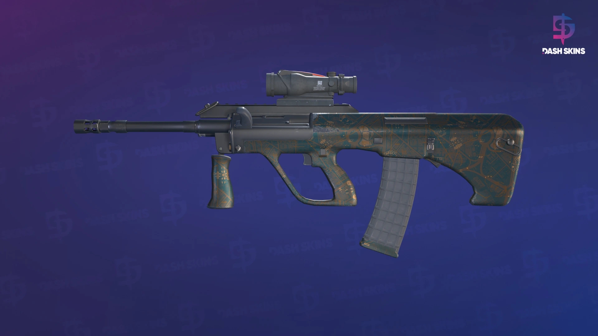 AUG | Surveillance (Factory New) Screenshot Playside