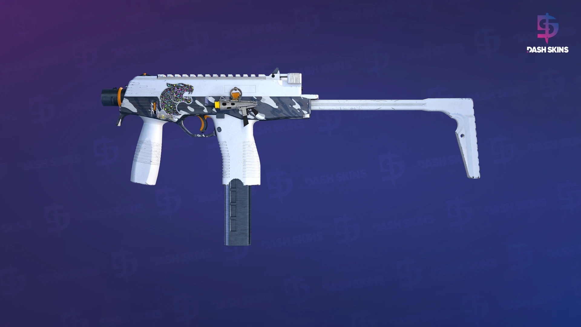 MP9 | Arctic Tri-Tone (Minimal Wear) Screenshot Playside