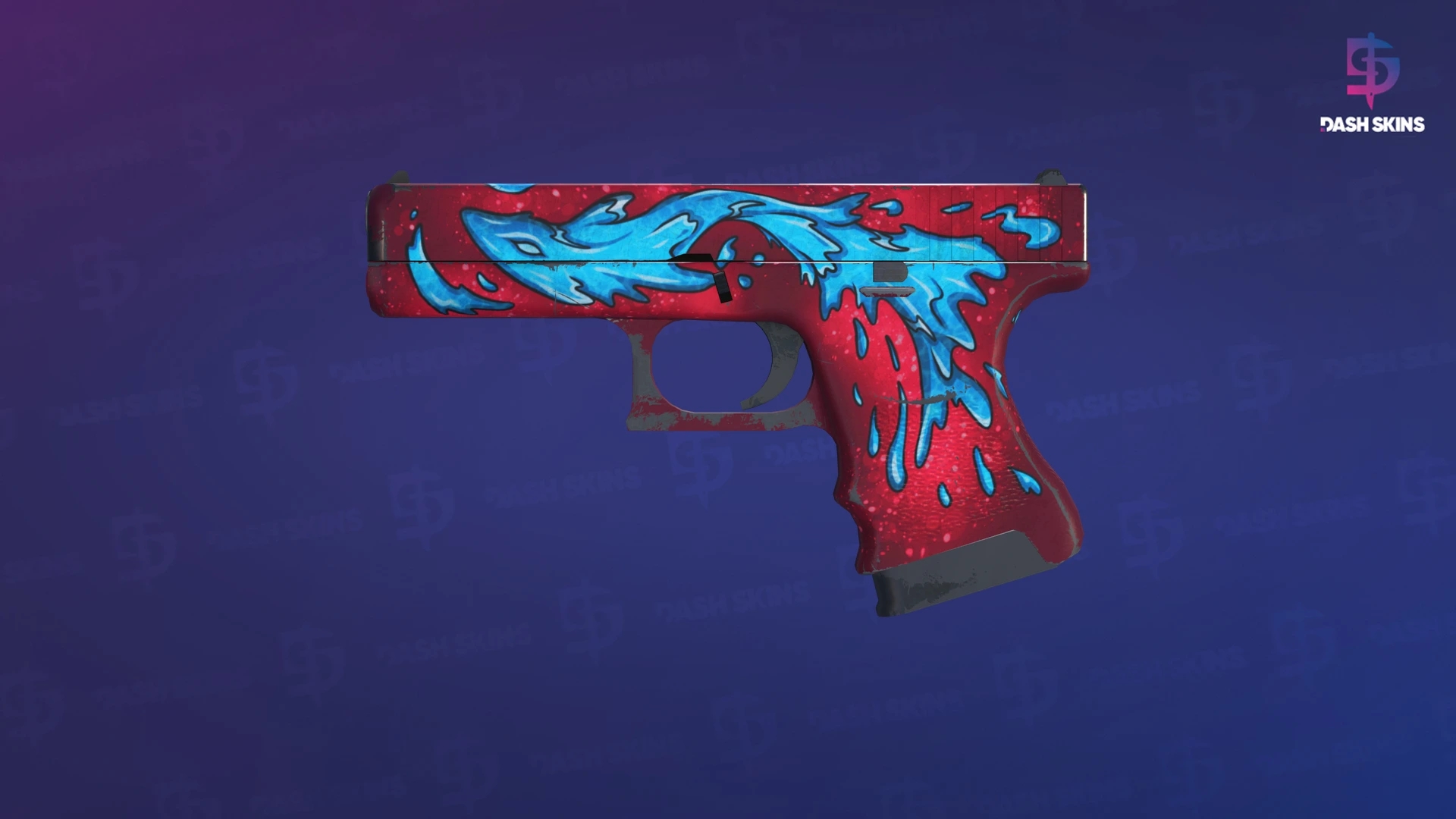 Glock-18 | Water Elemental (Field-Tested) Screenshot Playside