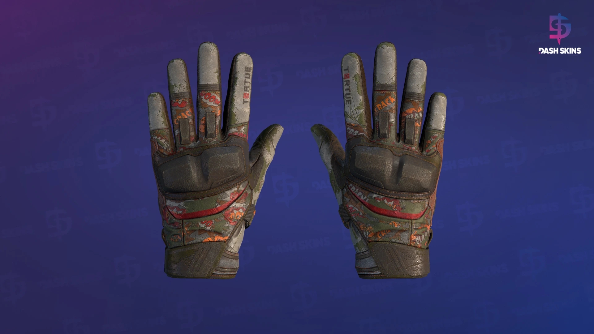 ★ Moto Gloves | POW! (Battle-Scarred) Screenshot Playside