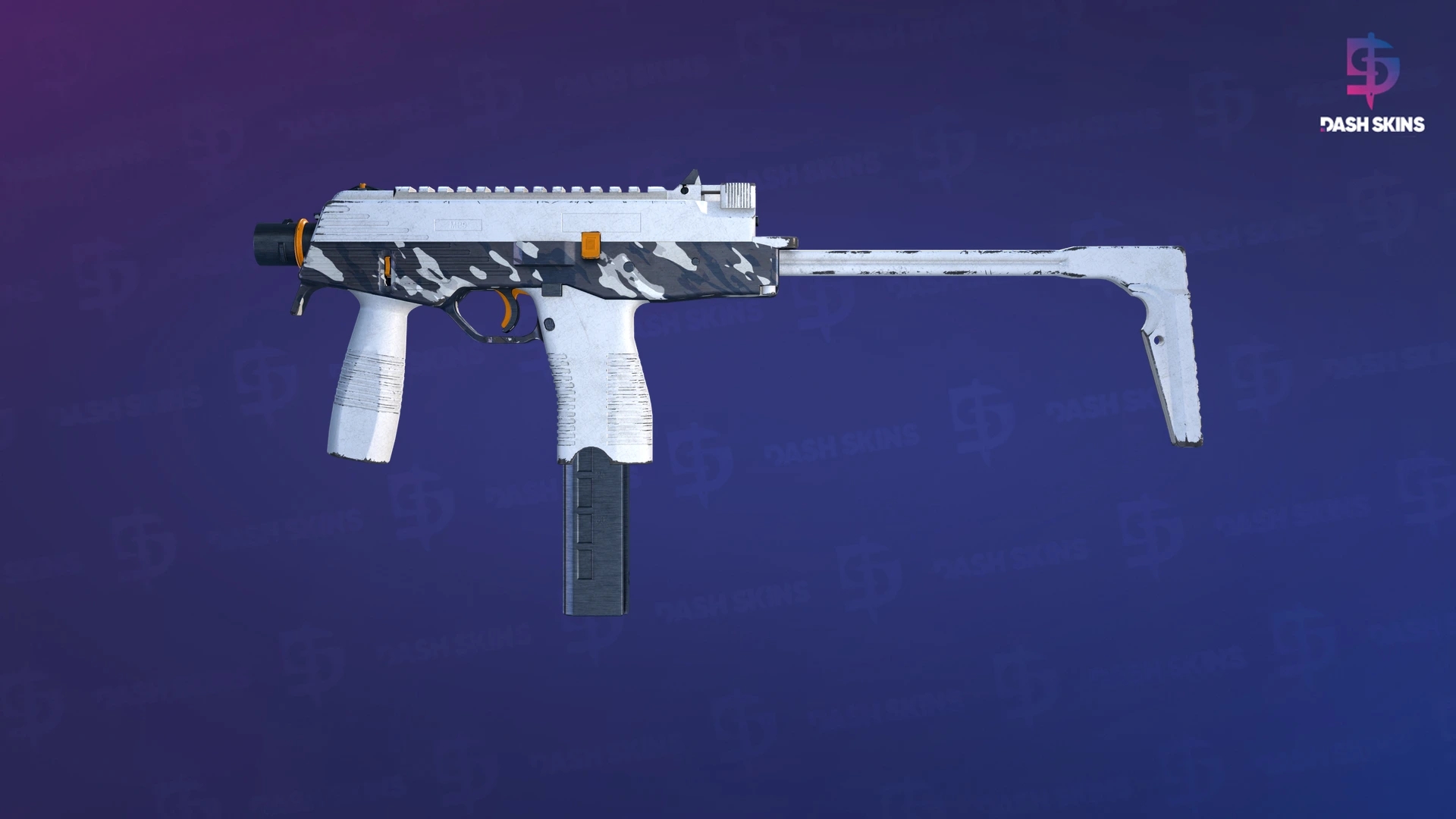 MP9 | Arctic Tri-Tone (Field-Tested) Screenshot Playside