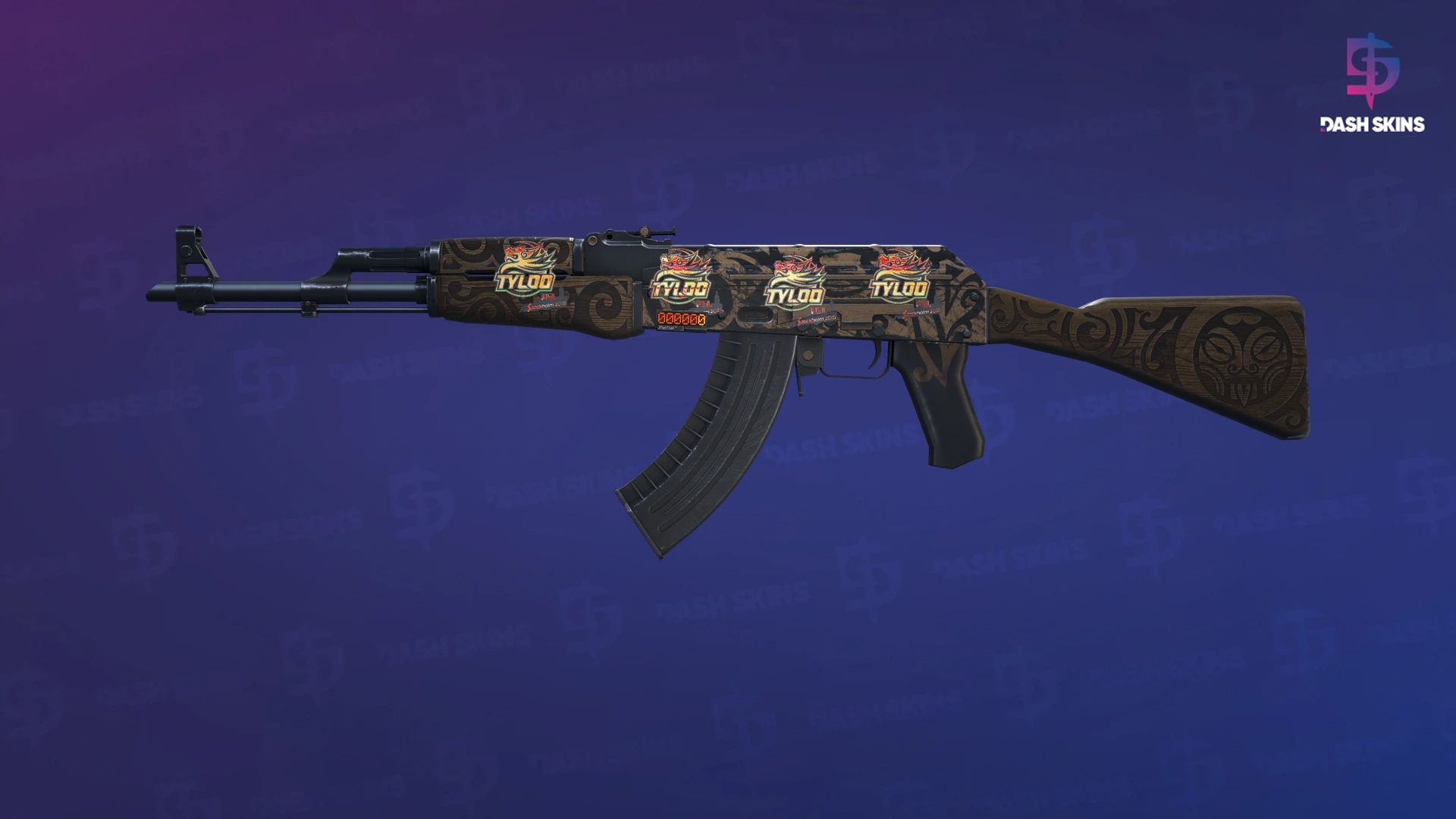 StatTrak™ AK-47 | Uncharted (Factory New) Screenshot Playside