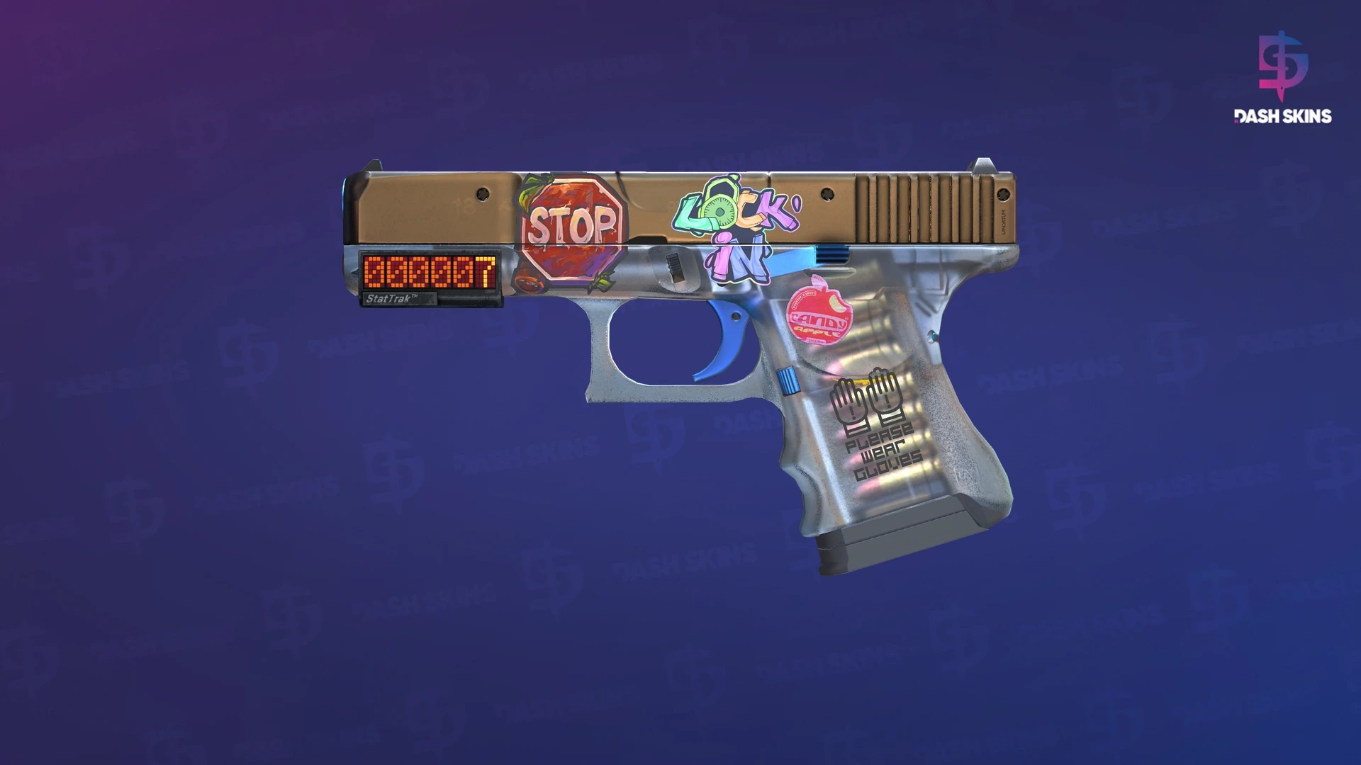 StatTrak™ Glock-18 | Clear Polymer (Factory New) Screenshot Playside