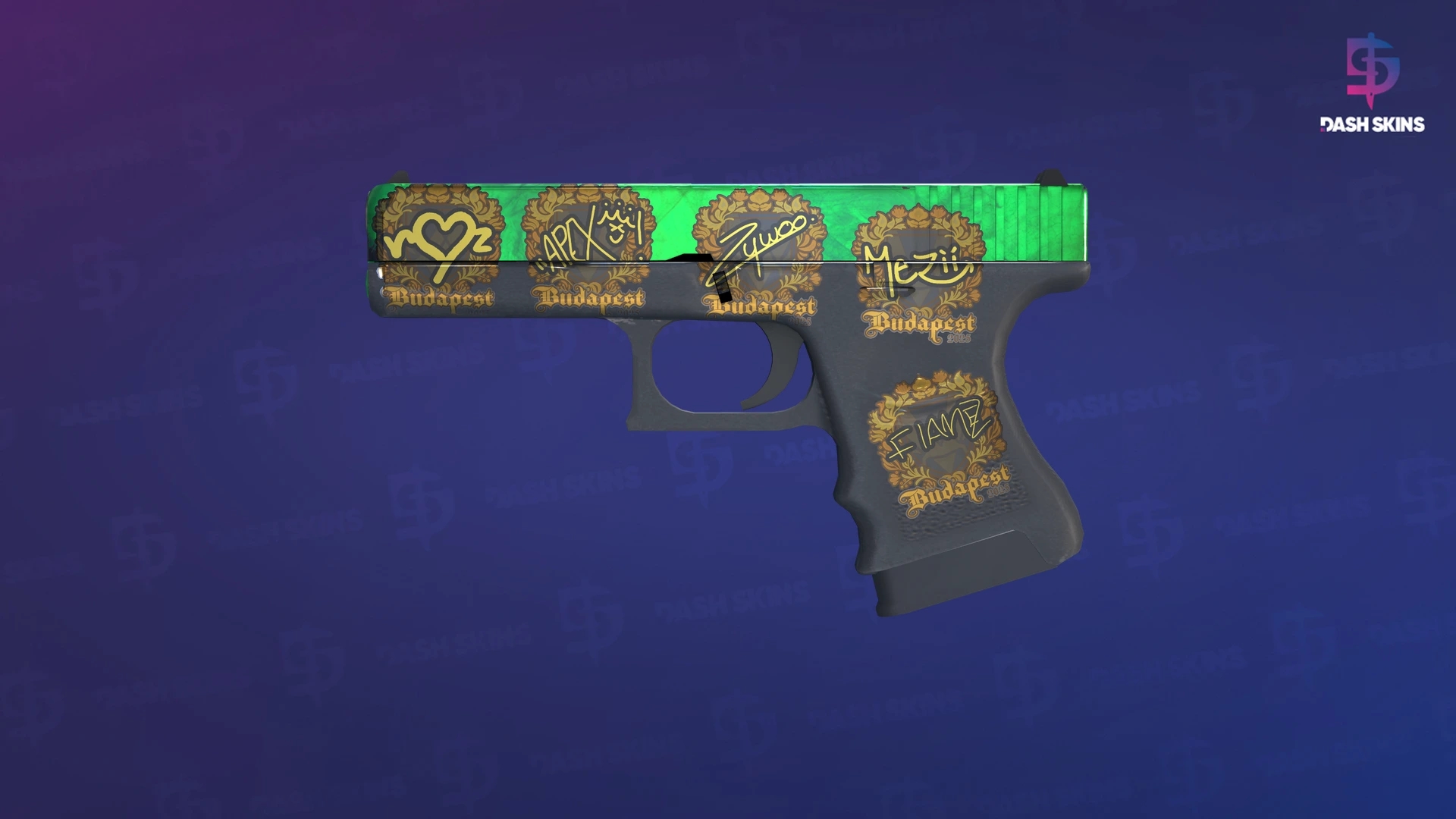 Glock-18 | Gamma Doppler (Minimal Wear) - Emerald Screenshot Playside