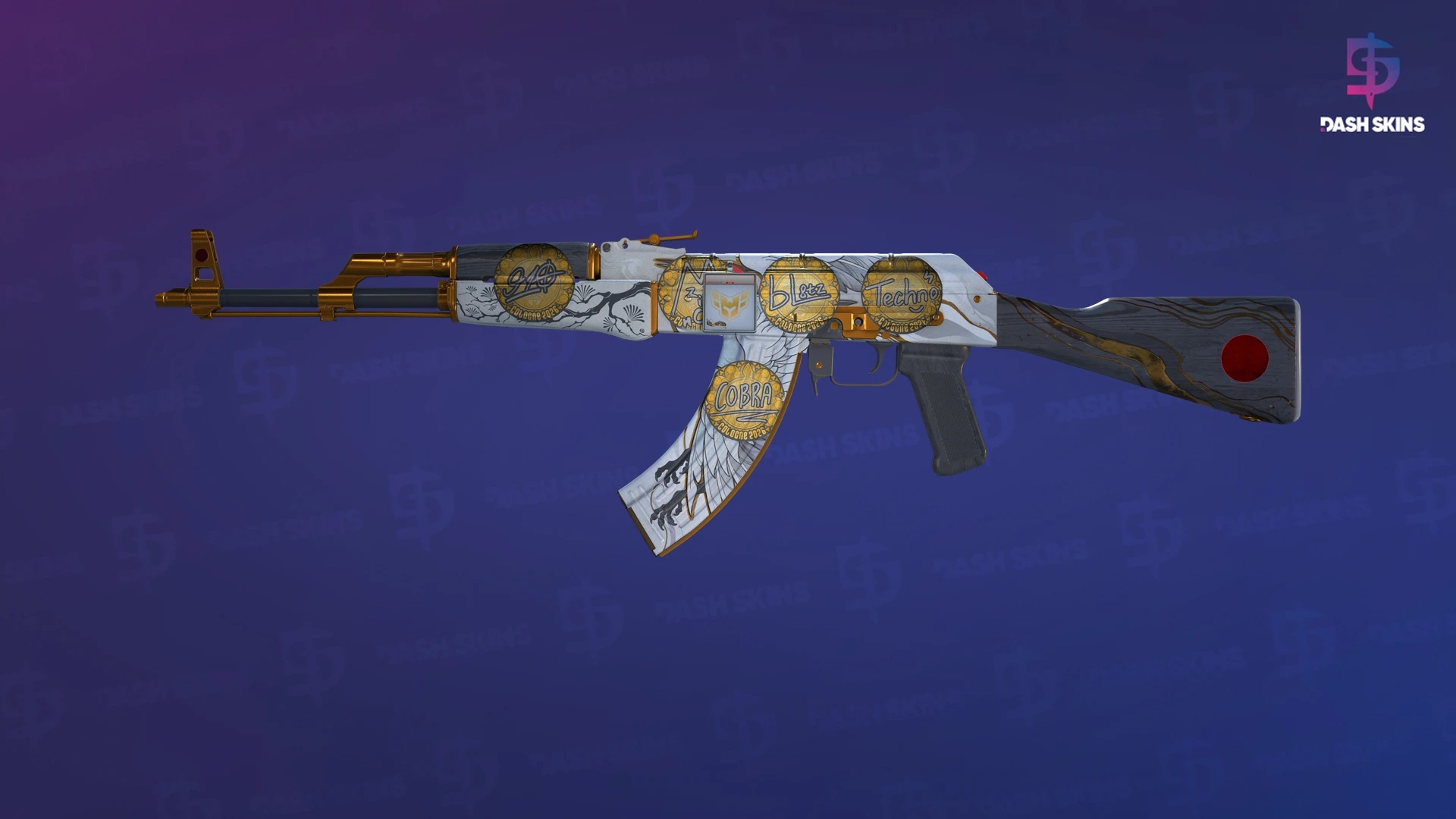 AK-47 | Crane Flight (Minimal Wear) Screenshot Playside