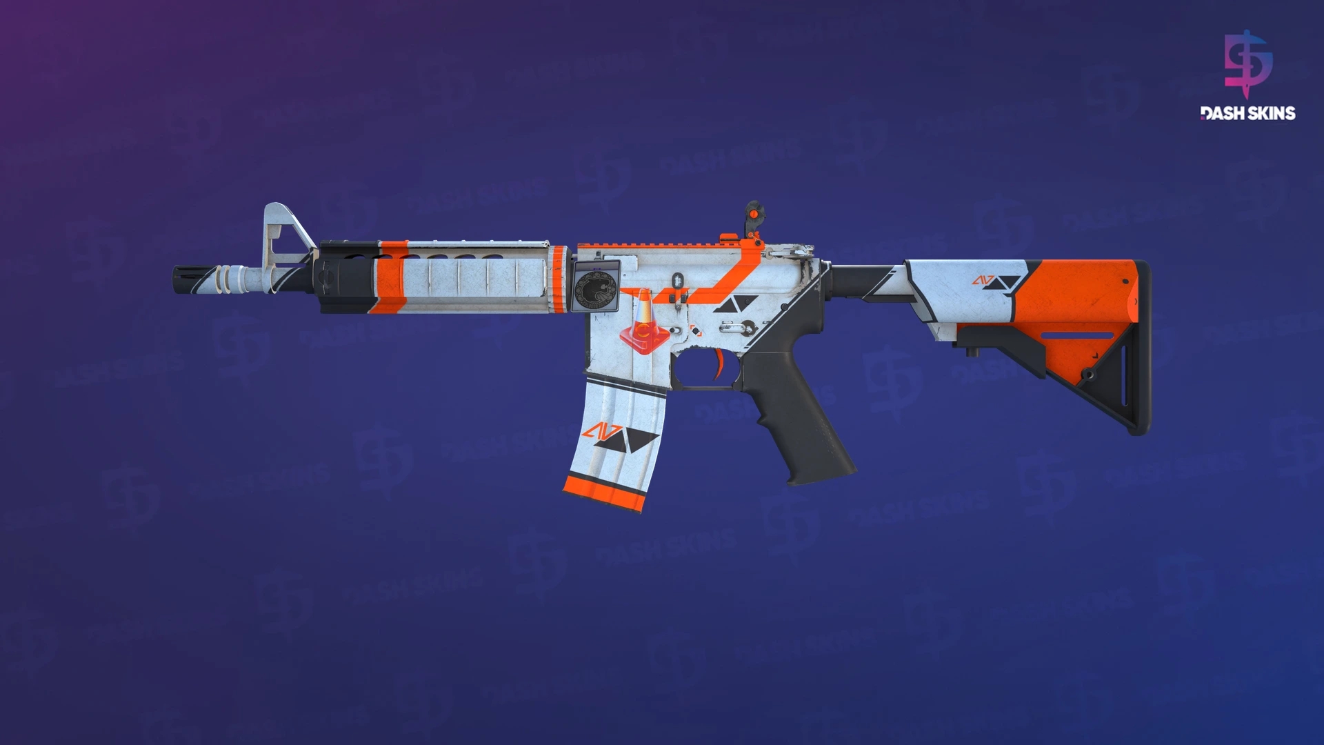 M4A4 | Asiimov (Well-Worn) Screenshot Playside