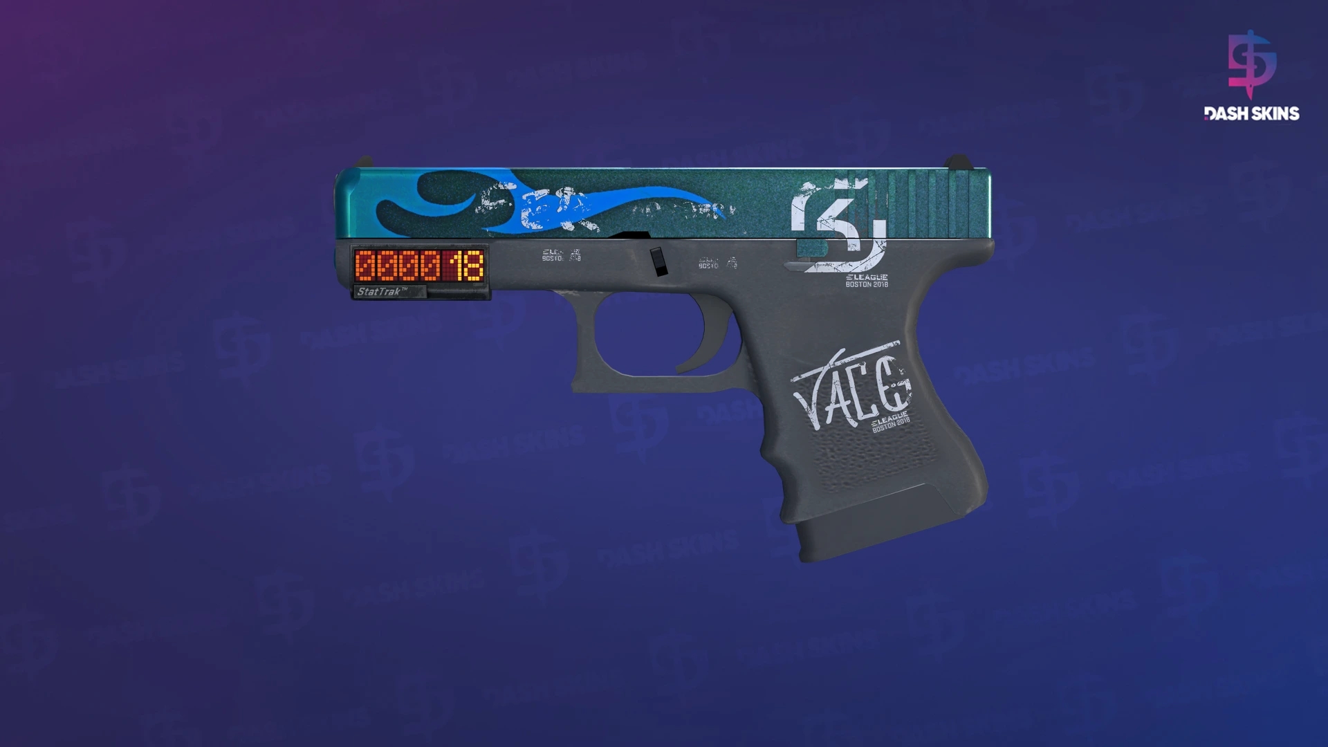StatTrak™ Glock-18 | Bunsen Burner (Field-Tested) Screenshot Playside