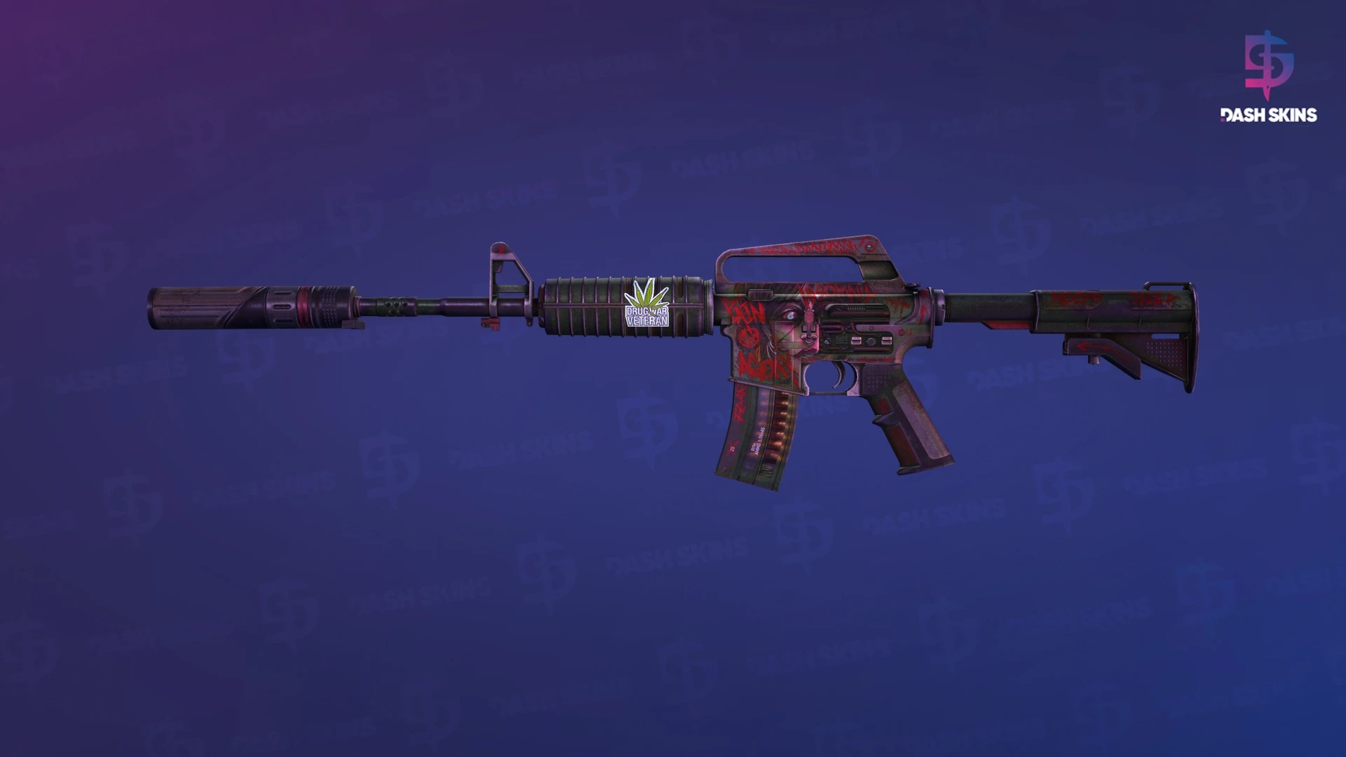 M4A1-S | Night Terror (Battle-Scarred) Screenshot Playside