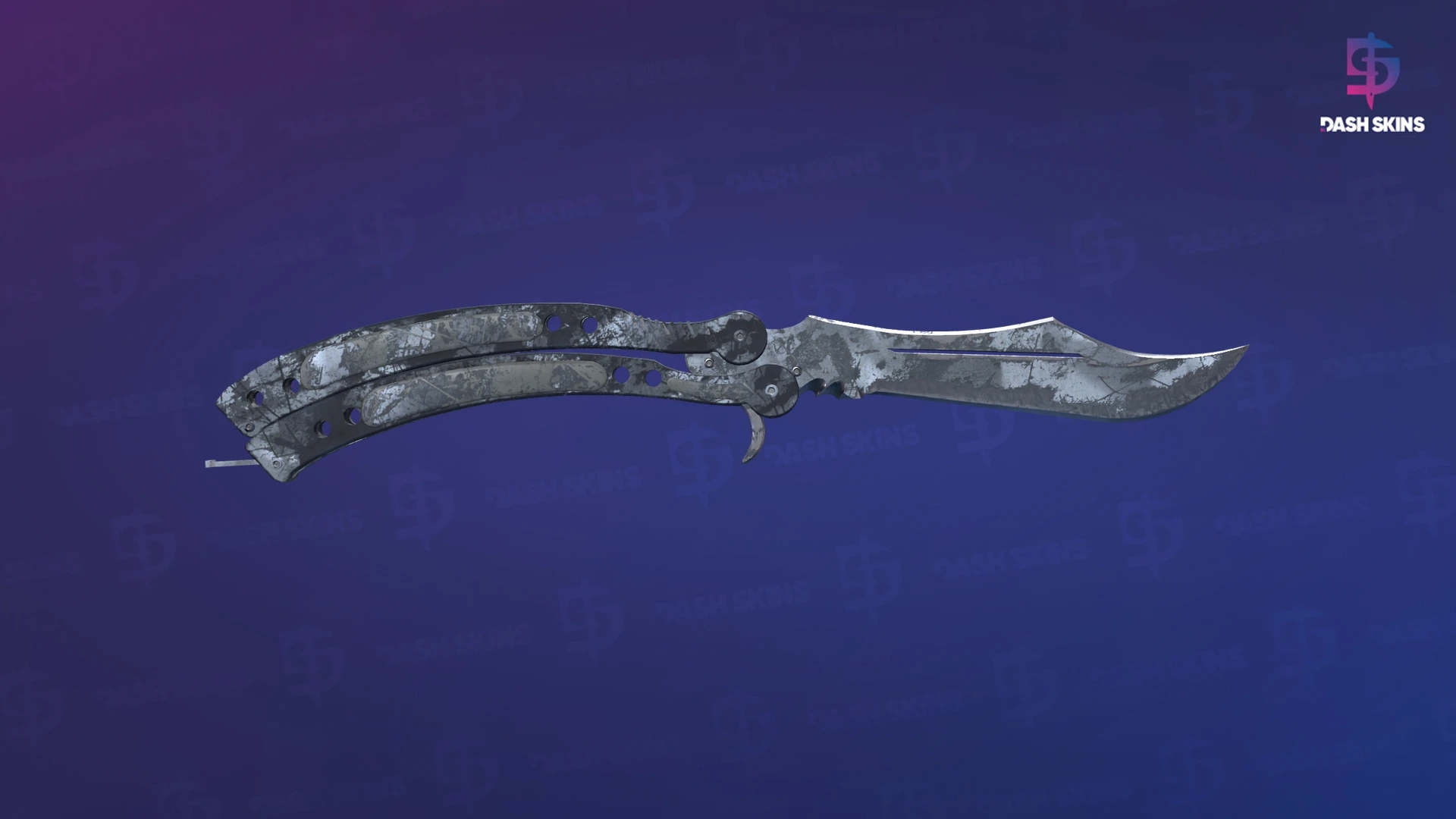★ Butterfly Knife | Urban Masked (Battle-Scarred) Screenshot Playside