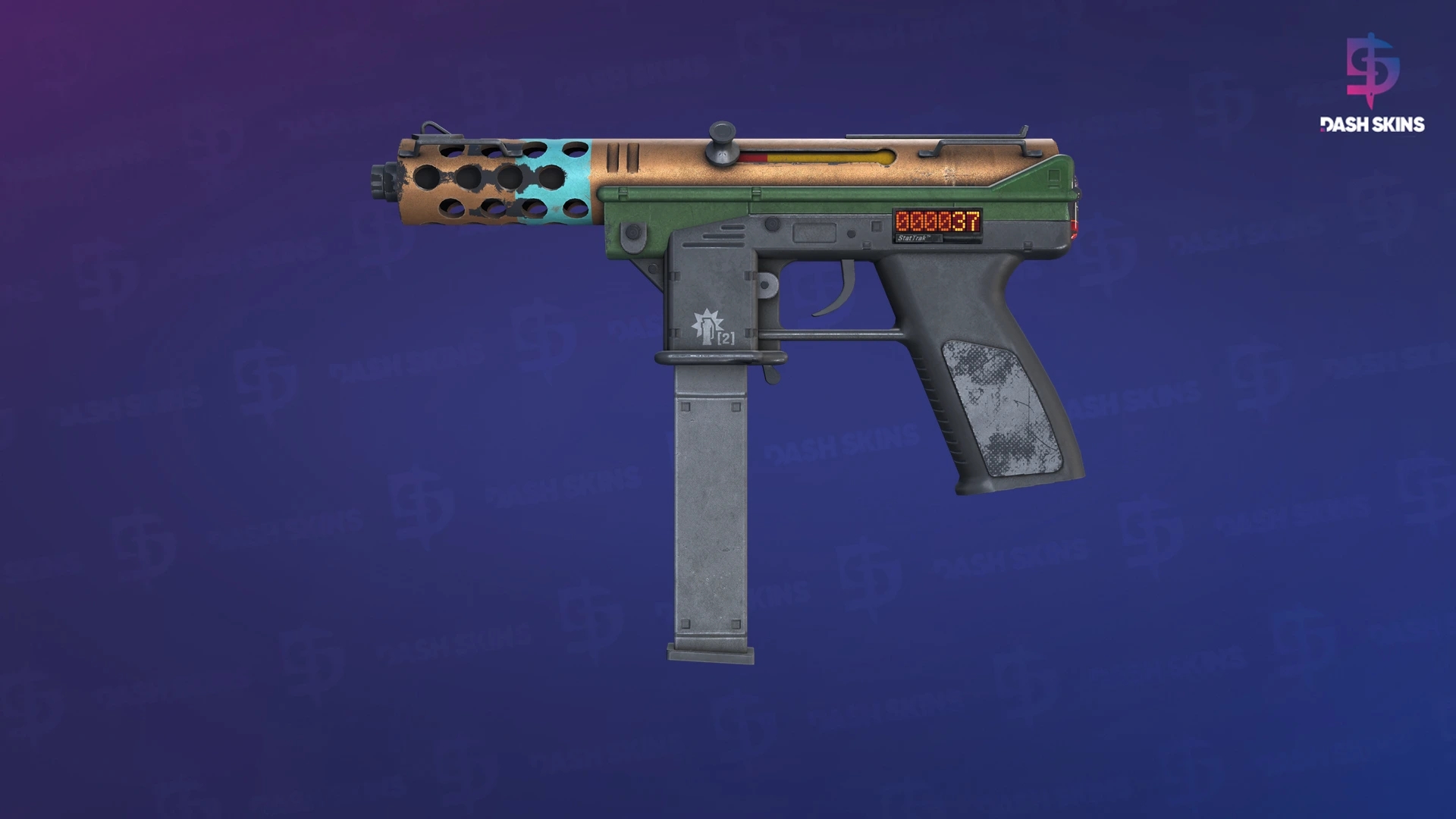 StatTrak™ Tec-9 | Flash Out (Well-Worn) Screenshot Playside