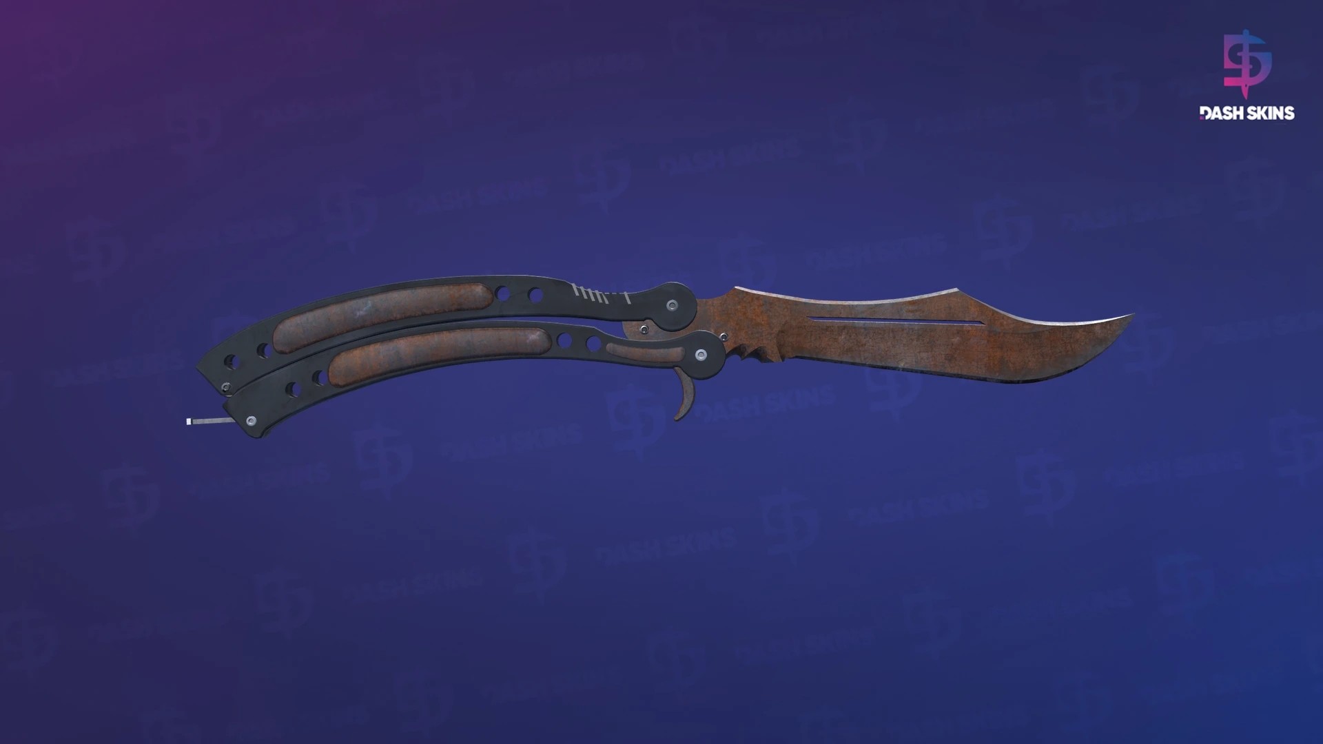 ★ Butterfly Knife | Rust Coat (Battle-Scarred) Screenshot Playside