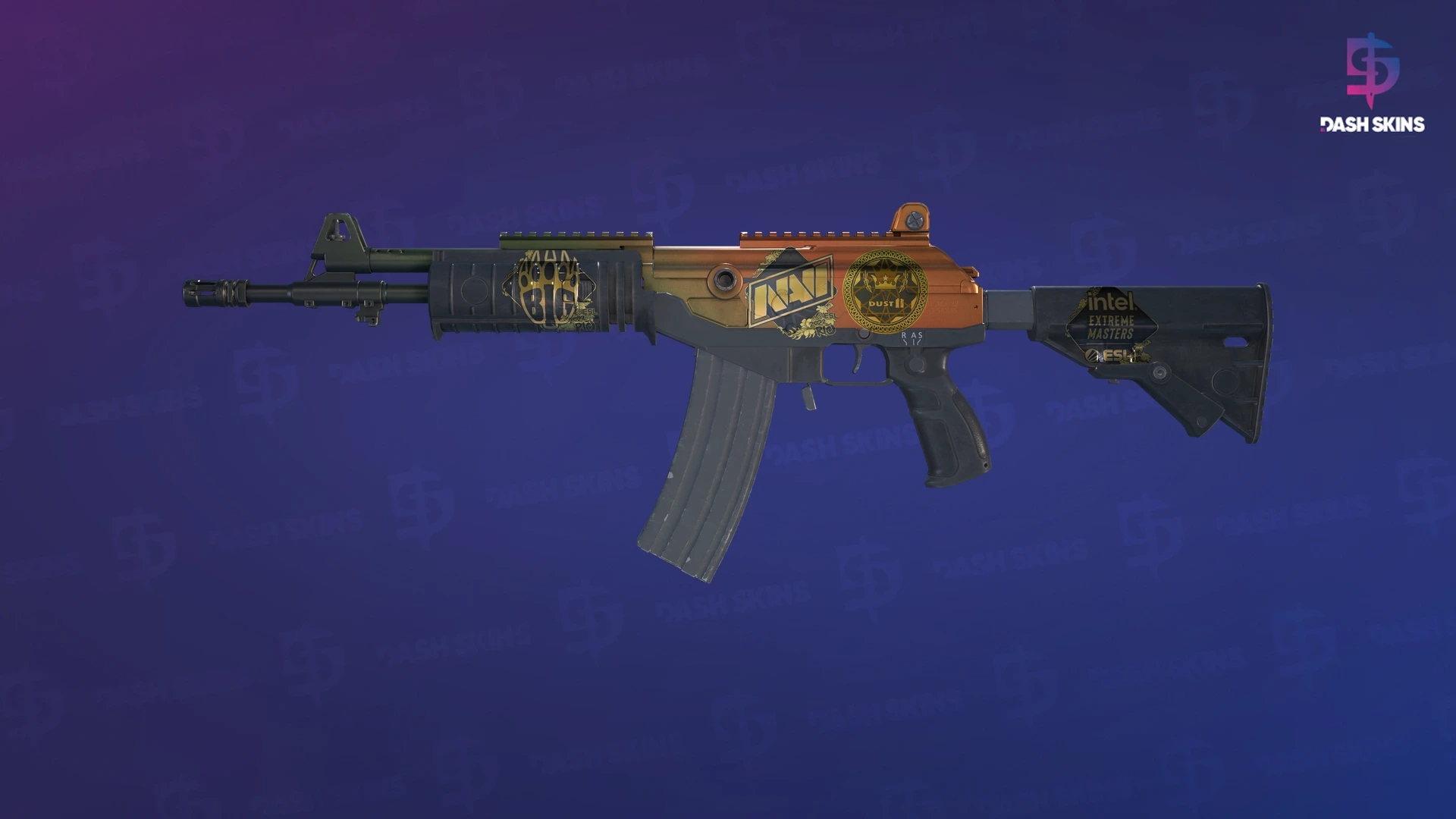Souvenir Galil AR | Amber Fade (Minimal Wear) Screenshot Playside