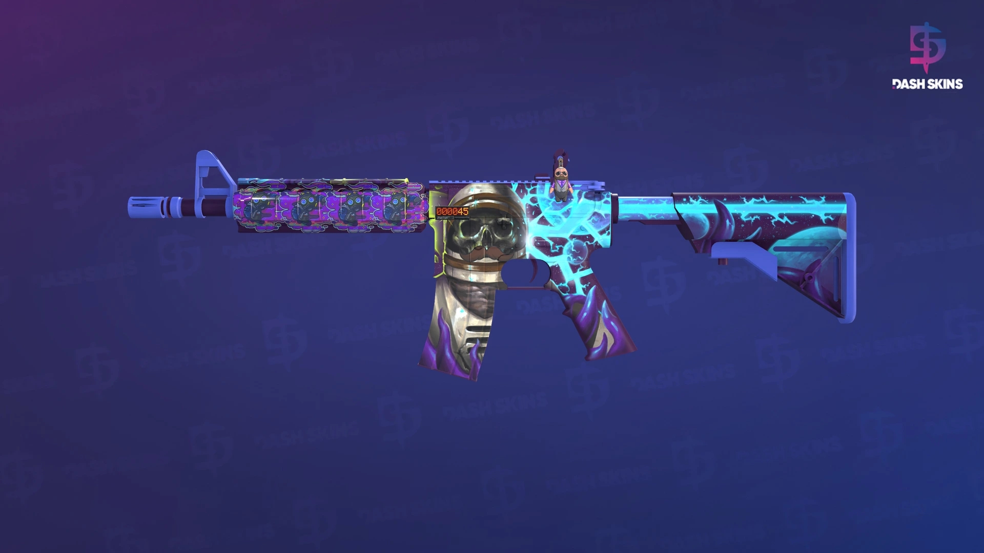 StatTrak™ M4A4 | Desolate Space (Minimal Wear) Screenshot Playside