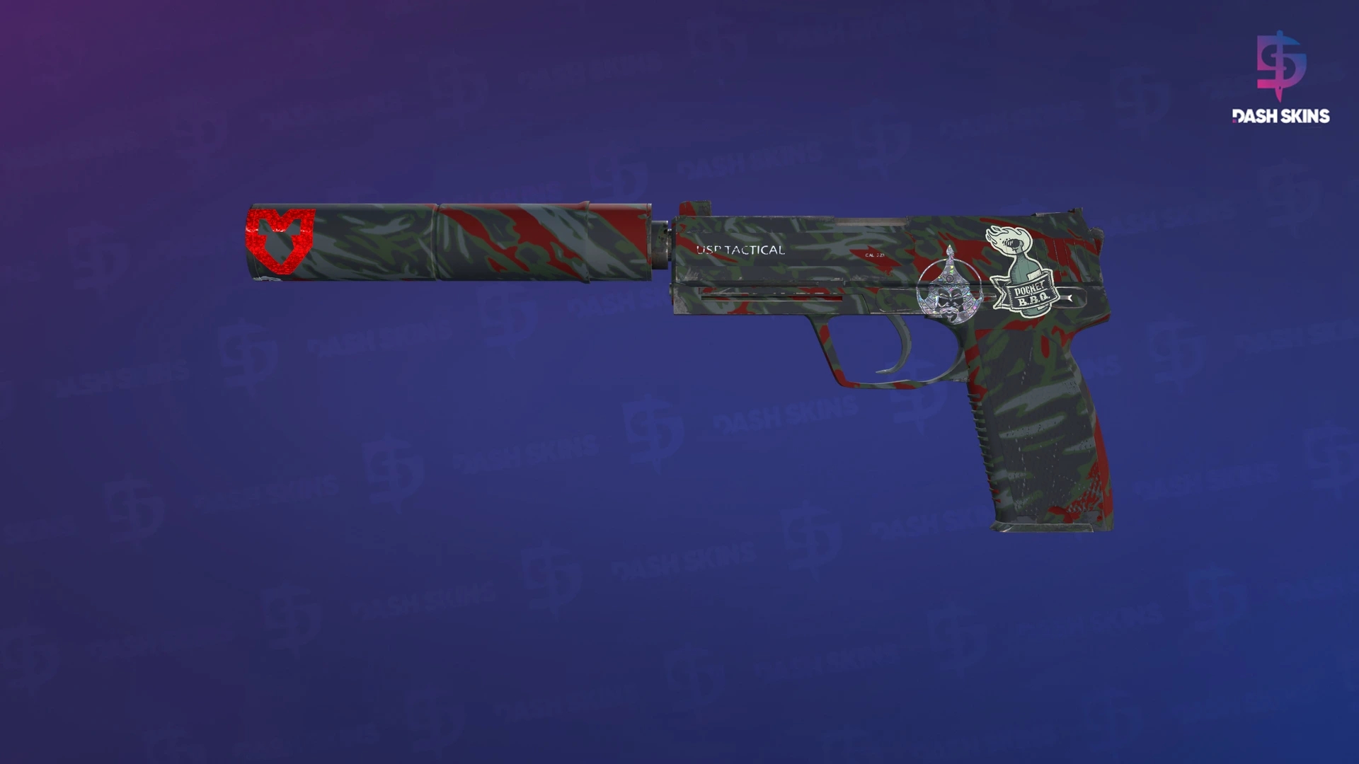 USP-S | Blood Tiger (Minimal Wear) Screenshot Playside