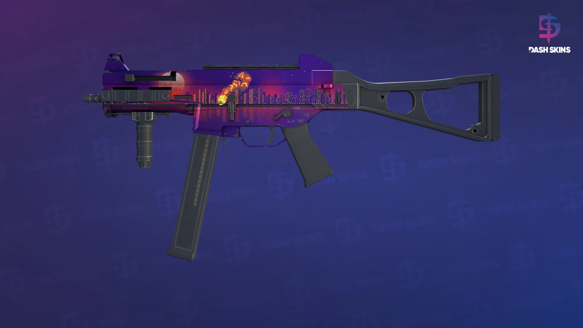 UMP-45 | Moonrise (Minimal Wear) Screenshot Playside