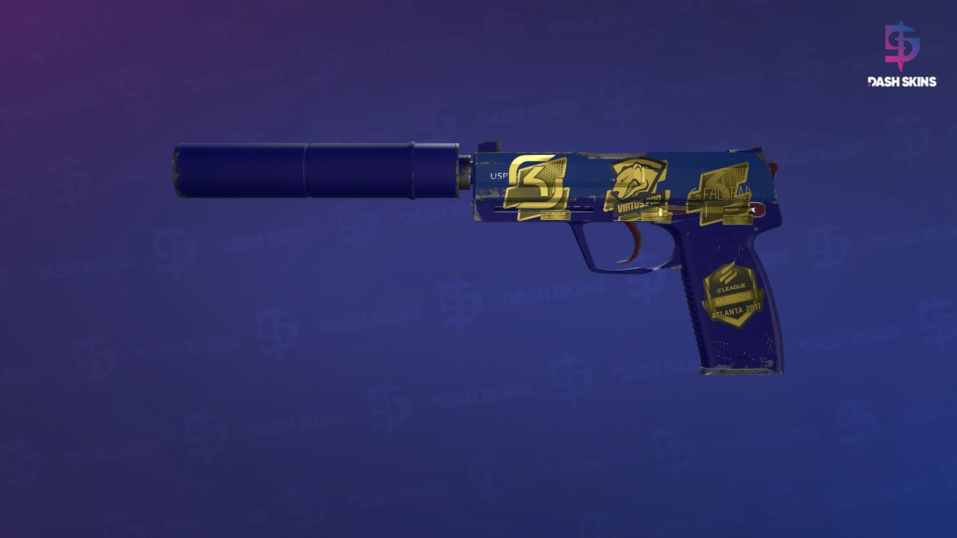 Souvenir USP-S | Royal Blue (Minimal Wear) Screenshot Playside