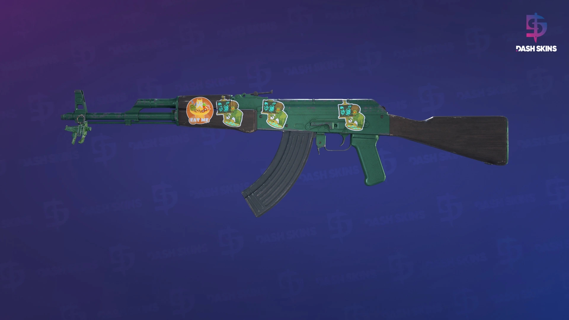AK-47 | Wintergreen (Field-Tested) Screenshot Playside