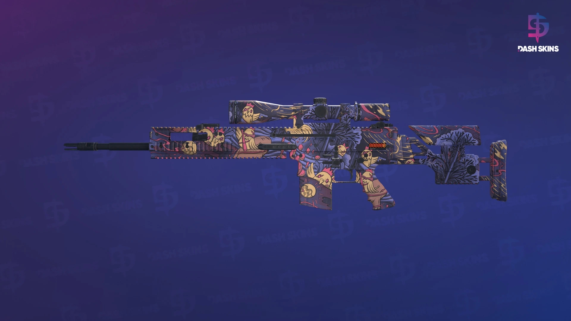 StatTrak™ SCAR-20 | Poultrygeist (Factory New) Screenshot Playside
